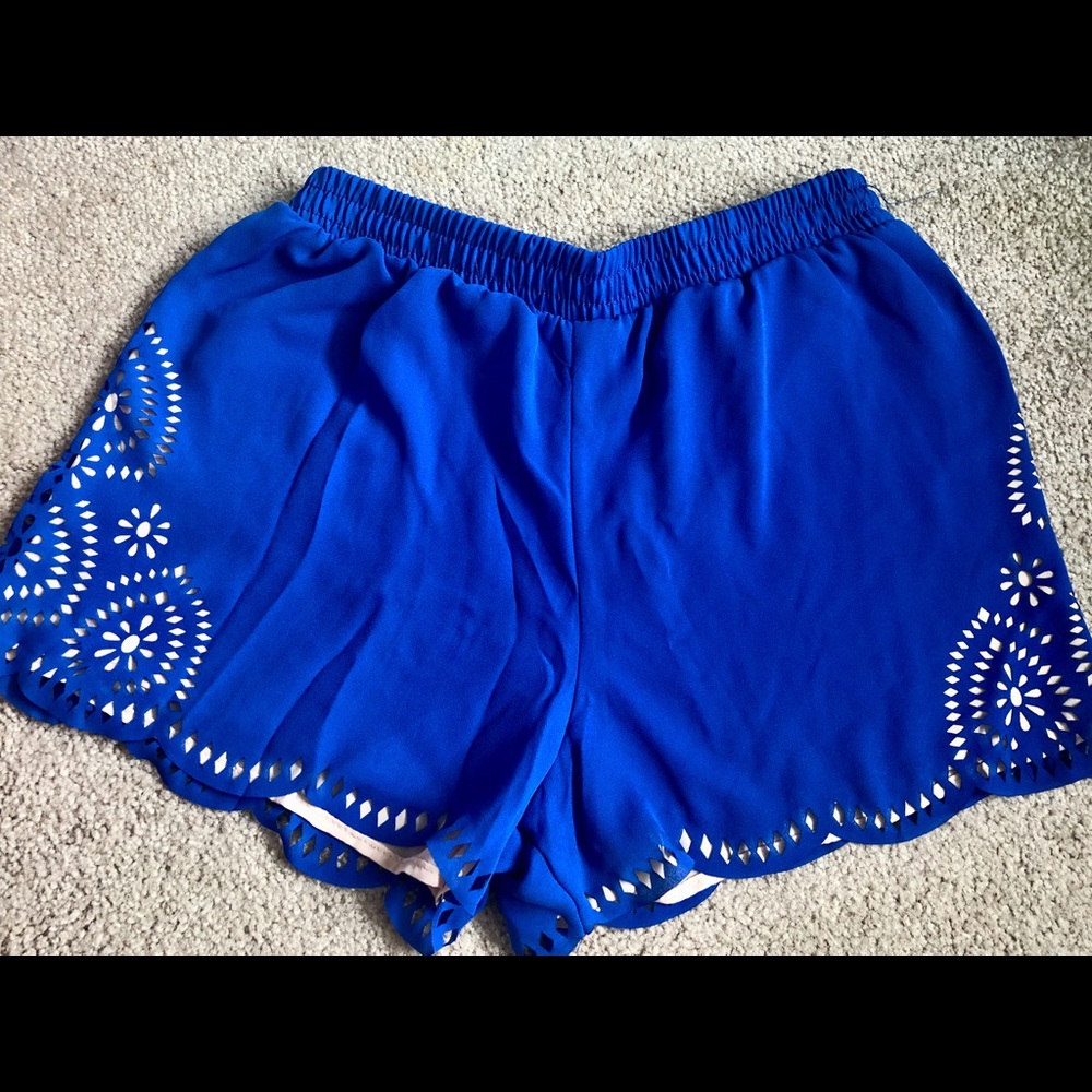 BRAND NEW blue lace shorts!